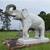 Granite Elephant Statue