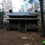 1800 log cabin on Lake Oconee in Buckhead, Georgia