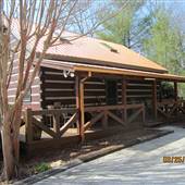 Authentic Daniel Boone Style Log Home in Blue Ridge Georgia
