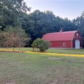 Rural Big Red Barn