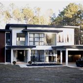 Ultra-Modern Lakefront Estate on 5-acre lot