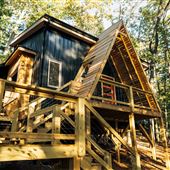 Midcentury Modern Tiny Cabin