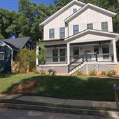 Beautiful white and black trim new construction Atlanta home