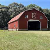 Rural Big Red Barn