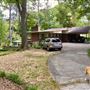Mid century modern in the forest