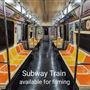 Subway Train for filming at RJR Props Atlanta GA