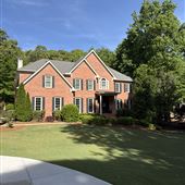 Large suburban Milton home with pool and firepit
