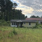 Old grass airstrip w/buildings