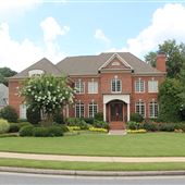 East Cobb Comfortably Large Home with amazing street presence and exterior deck