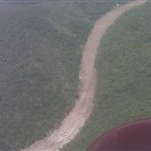 Aerial shot of Flint River