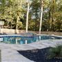 Backyard Oasis w/ swimming pool, hot tub, fire pit, and basketball court