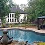 Landscaped Backyard w Pool
