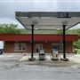 Unoccupied Roadside Motel And Gas Station