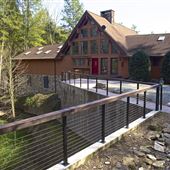 Amazing Blue Ridge river and mountain views