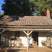 Rustic 1940s 2 Room Cabin with Tin Roof Porch
