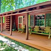 Log Home on Private lake