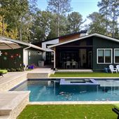 New Construction Midcentury Modern Home