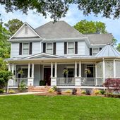 Large Colonial Home on Quiet Oak Lined Cul-de-sac less that 1.5 miles from Trilith Studios HGTV Featured Many Different Looks Large Front Porch
