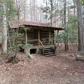 Big Canoe Botanical Garden Log Cabin