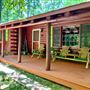 Log Home on Private lake