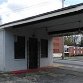 Historic Building With Canopy - Old Grocery, Gas or Trolley Station
