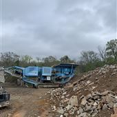Concrete Crushing Yard