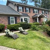 Suburban family home with gardens