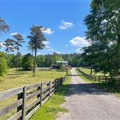 Secluded equestrian property with house