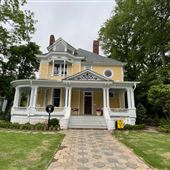 Yellow 1890's Victorian Home