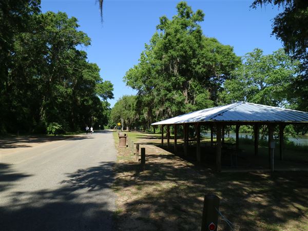 Train Bridge Over the Flint River at Cheney Griffin Park