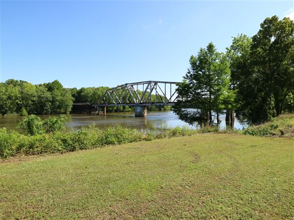 Train Bridge Over the Flint River at Cheney Griffin Park